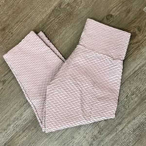 Booty by Bravants Original Fabric Cropped Mauve Leggings
